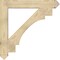 Ekena Millwork Merced Arts & Crafts Rough Sawn Bracket, Douglas Fir, 6"W x 46"D x 46"H BKT06X46X46MRC03RDF - alternate 3